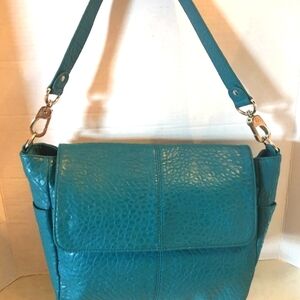 New Blue Jewel Shoulder Bag